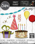 Sizzix - Tim Holtz - Thinlits Dies - Celebrate Colorize-ScrapbookPal