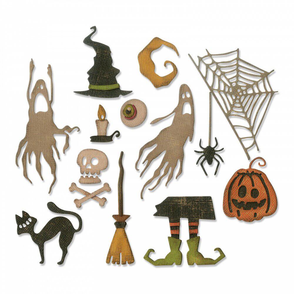 Sizzix - Tim Holtz - Thinlits Dies - Frightful Things-ScrapbookPal