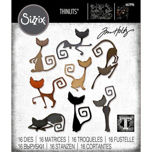 Sizzix - Tim Holtz - Thinlits Dies - Mischievous-ScrapbookPal