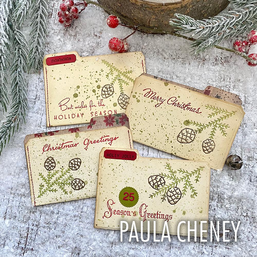 Sizzix - Tim Holtz - Thinlits Dies - Pine Patterns-ScrapbookPal