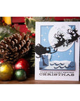 Sizzix - Tim Holtz - Thinlits Dies - Reindeer Sleigh-ScrapbookPal