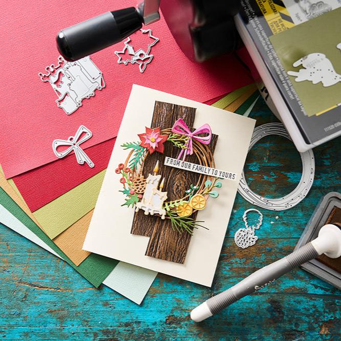 Sizzix - Tim Holtz - Thinlits Dies - Vault Festive Wreath