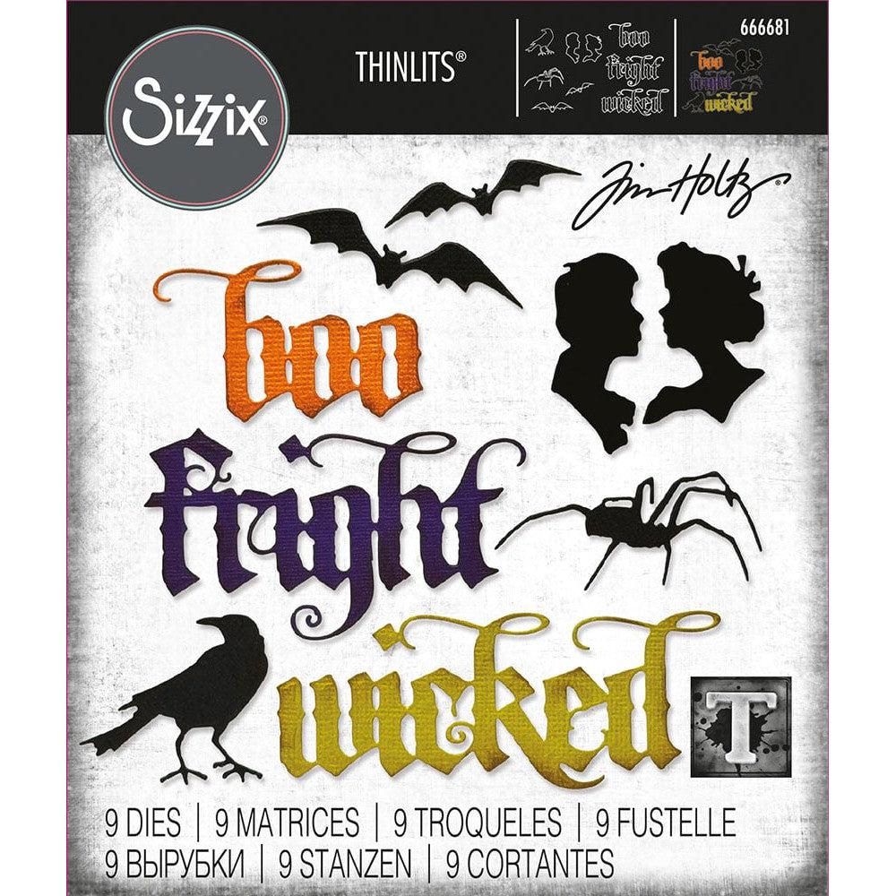 Sizzix - Tim Holtz - Thinlits Dies - Vault Gothic Portraits-ScrapbookPal