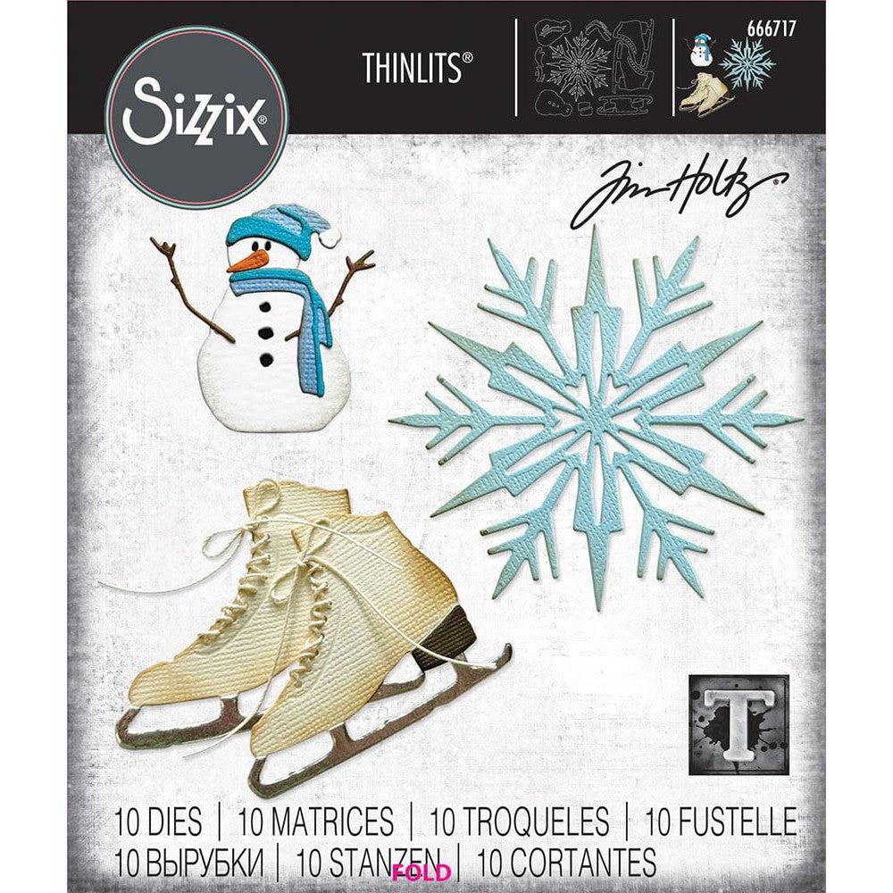 Sizzix - Tim Holtz - Thinlits Dies - Vault Winter Wishes-ScrapbookPal