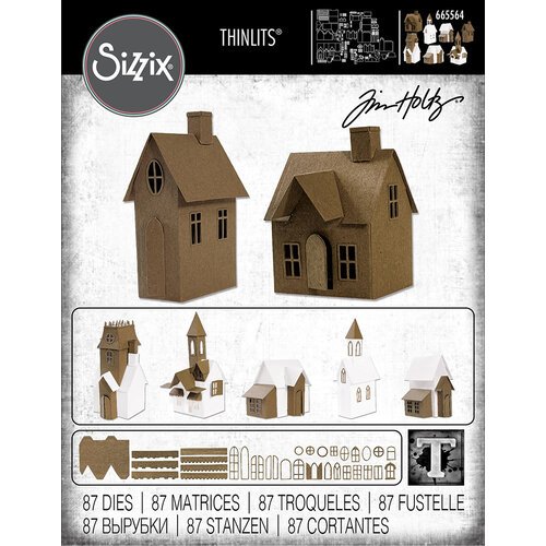 Sizzix - Tim Holtz - Thinlits Dies - Village Collection-ScrapbookPal