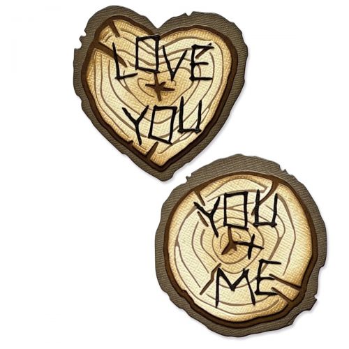 Sizzix - Tim Holtz - Thinlits Dies - Wood Slice-ScrapbookPal