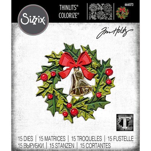 Sizzix - Tim Holtz - Thinlits Dies - Yuletide, Colorize-ScrapbookPal