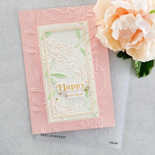 Spellbinders - 3D Embossing Folder - Beautiful Blooms - Scratch &amp; Dent-ScrapbookPal