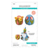 Spellbinders - 3D Felt Décor Spring Collection - Dies - 3D Eggs & Flowers-ScrapbookPal