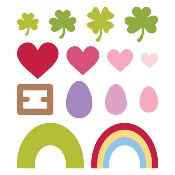 Spellbinders - 3D Felt Décor Spring Collection - Dies - Spring Embellishments-ScrapbookPal