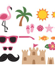 Spellbinders - 3D Felt Décor Summer Collection - Dies - Summer Embellishments-ScrapbookPal