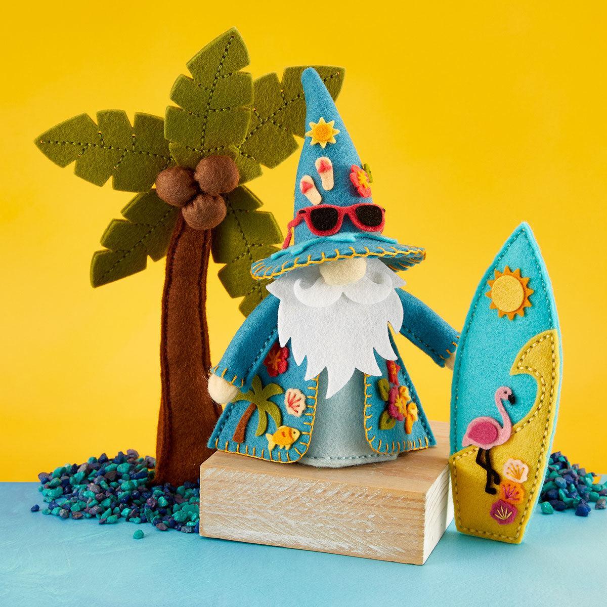 Spellbinders - 3D Felt Décor Summer Collection - Dies - Surfboard-ScrapbookPal