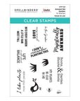 Spellbinders - Add to Cart Too Collection - Clear Stamps - Around the Garden