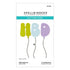 Spellbinders - Aged to Perfection Collection - Dies - HBD Balloons-ScrapbookPal
