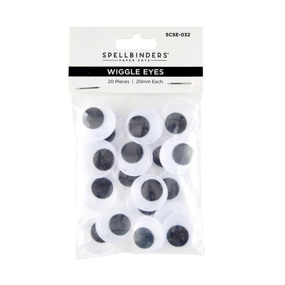 Spellbinders - Aged to Perfection Collection - Wiggle Eyes - 20 pack-ScrapbookPal