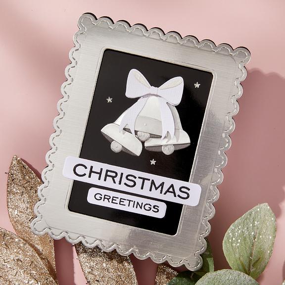 Spellbinders - All About Christmas Collection - Clear Stamps & Dies - Christmas Sentiments-ScrapbookPal