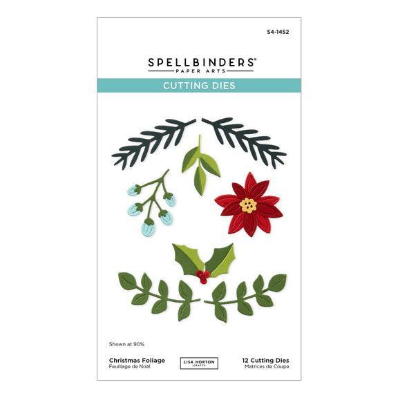 Spellbinders - All About Christmas Collection - Dies - Christmas Foliage-ScrapbookPal