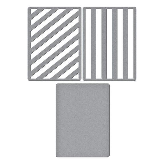 Spellbinders - All About Christmas Collection - Dies - Lots of Stripes-ScrapbookPal