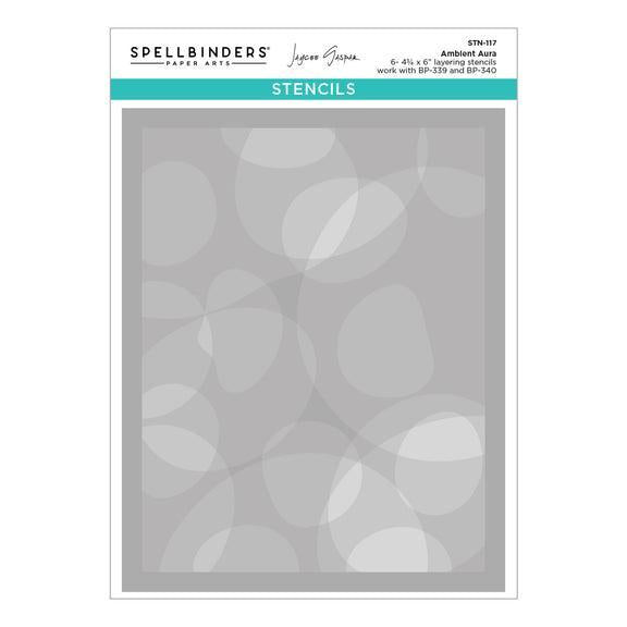 Spellbinders - All My Senses Collection - Stencils - Ambient Aura-ScrapbookPal