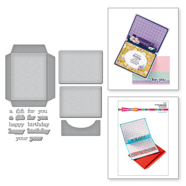 Spellbinders - All the Sentiments Collection - Dies - A2 Gift Card Holder and Envelope-ScrapbookPal