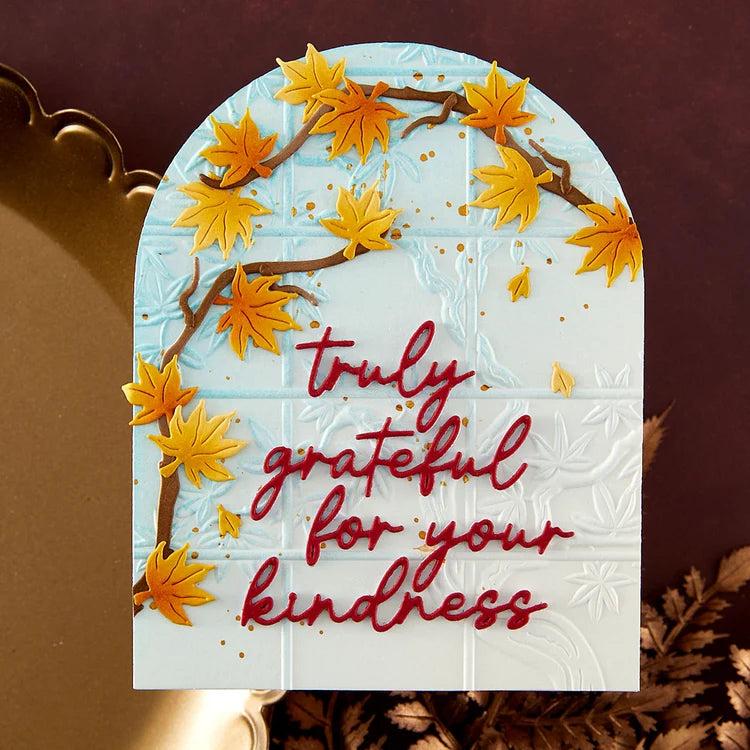 Spellbinders - Autumn in Kyoto Collection - 3D Embossing Folder - Shoji Screen-ScrapbookPal