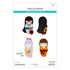 Spellbinders - Autumn in Kyoto Collection - Clear Stamp & Dies - Autumn Kokeshi Dolls-ScrapbookPal