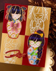 Spellbinders - Autumn in Kyoto Collection - Letterpress + Foil Plate & Dies - Autumn in Kyoto-ScrapbookPal