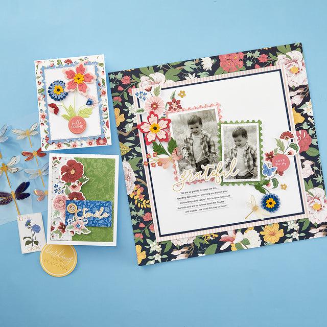 Spellbinders - Bayfair Collection - Dies - Floral Spray-ScrapbookPal