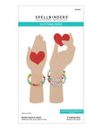 Spellbinders - Beads of Friendship Collection - Dies - Bestie Heart in Hand-ScrapbookPal