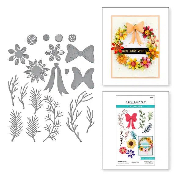 Spellbinders - Beautiful Wreaths Collection - Dies - Build-A-Wreath-ScrapbookPal