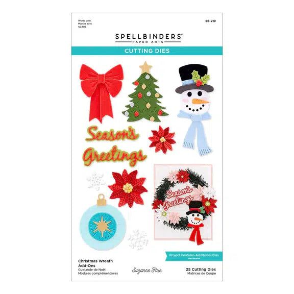 Spellbinders - Beautiful Wreaths Collection - Dies - Christmas Wreath Add-Ons-ScrapbookPal