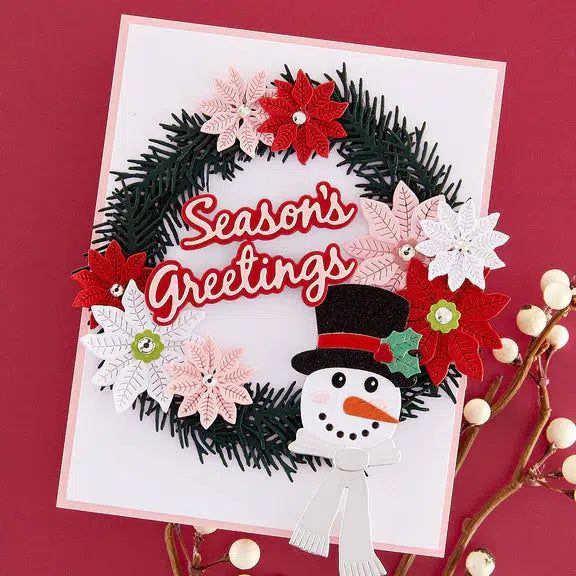 Spellbinders - Beautiful Wreaths Collection - Dies - Christmas Wreath Add-Ons-ScrapbookPal