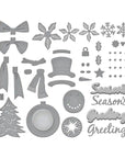 Spellbinders - Beautiful Wreaths Collection - Dies - Christmas Wreath Add-Ons-ScrapbookPal