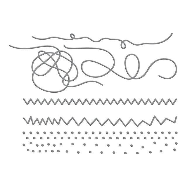 Spellbinders - Beautifully Imperfect Collection - Dies - Tangled Threads-ScrapbookPal