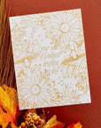 Spellbinders - BetterPress Autumn Collection - Press Plate & Dies - Autumn Floral Corner-ScrapbookPal