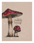 Spellbinders - BetterPress Autumn Collection - Press Plate & Dies - Mushroom Duo-ScrapbookPal