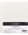 Spellbinders - BetterPress - Cotton Card Panels - A2 - Pebble, 25 pack-ScrapbookPal
