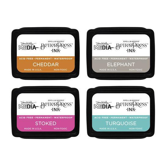 Spellbinders - BetterPress - Mini Ink Set - Dina&#39;s Faves-ScrapbookPal