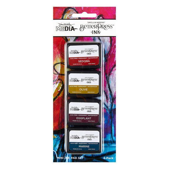 Spellbinders - BetterPress - Mini Ink Set - Earthy-ScrapbookPal
