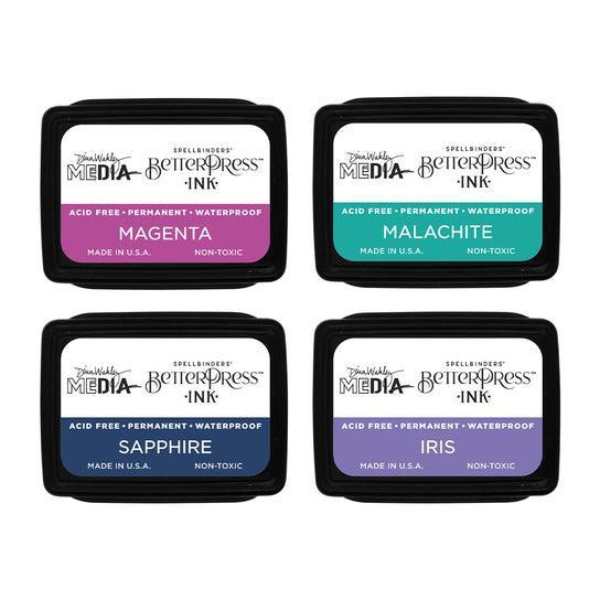 Spellbinders - BetterPress - Mini Ink Set - Happy-ScrapbookPal