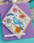 Spellbinders - BetterPress - Press Plate - Diamond Aviary-ScrapbookPal