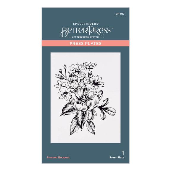 Spellbinders - BetterPress - Press Plate - Pressed Bouquet-ScrapbookPal