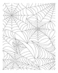 Spellbinders - Betterpress Halloween Collection - Press Plate - Spider Web Background-ScrapbookPal