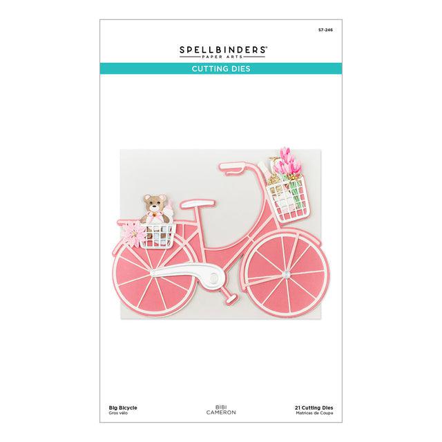 Spellbinders - Bibi&#39;s Cats and Pugs Collection - Dies - Big Bicycle-ScrapbookPal