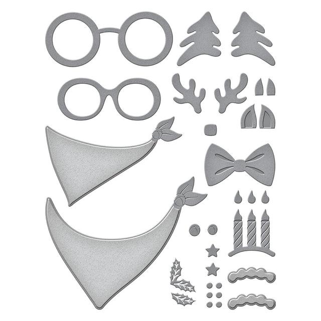 Spellbinders - Bibi's Cats and Pugs Collection - Dies - Cats and Pugs Accessories-ScrapbookPal