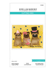 Spellbinders - Bibi's Cats and Pugs Collection - Dies - Party Puggles-ScrapbookPal