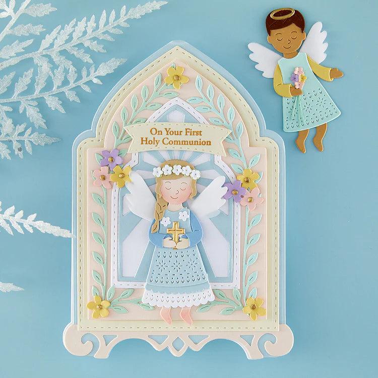 Spellbinders - Bibi's Little Blessings Collection - Clear Stamps & Dies - Everyday Blessings & Banners-ScrapbookPal
