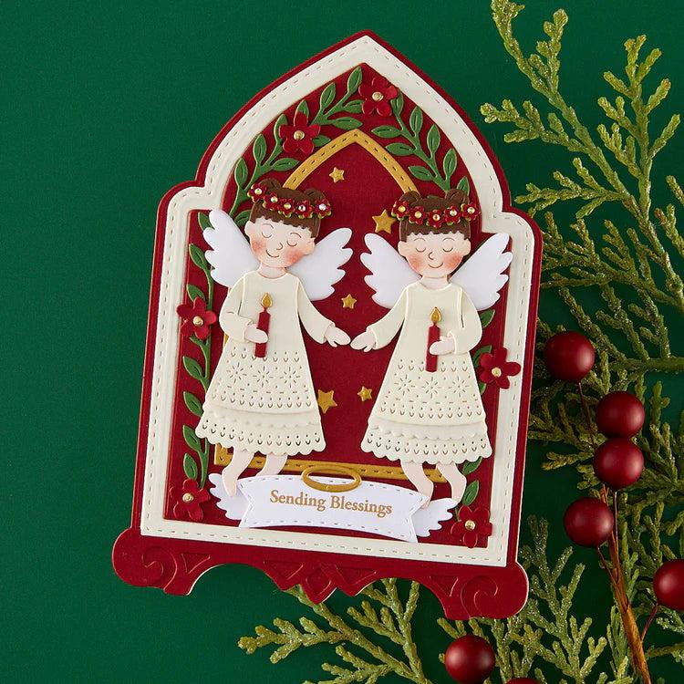 Spellbinders - Bibi's Little Blessings Collection - Clear Stamps & Dies - Everyday Blessings & Banners-ScrapbookPal