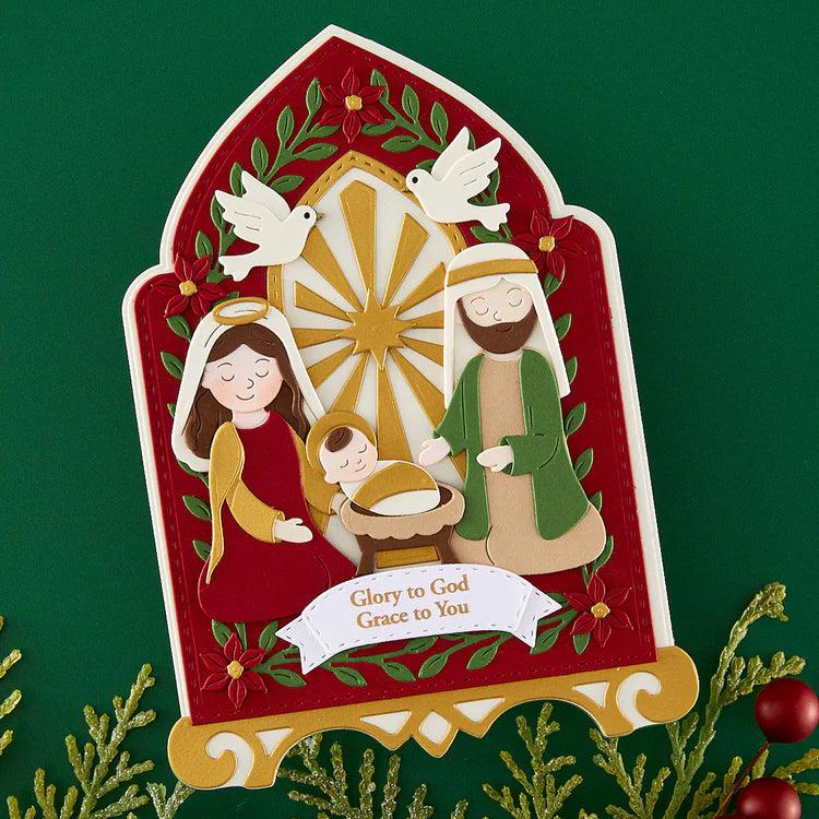 Spellbinders - Bibi's Little Blessings Collection - Clear Stamps &amp; Dies - Everyday Blessings &amp; Banners-ScrapbookPal