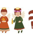 Spellbinders - Bibi's Little Blessings Collection - Dies - Blessing Angels-ScrapbookPal